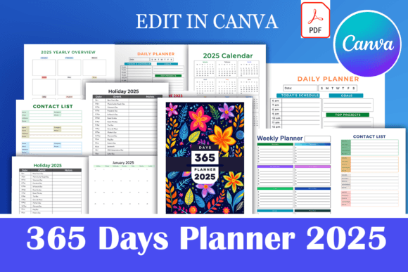Download 365 Days Planner 2025 - 2025 Collection