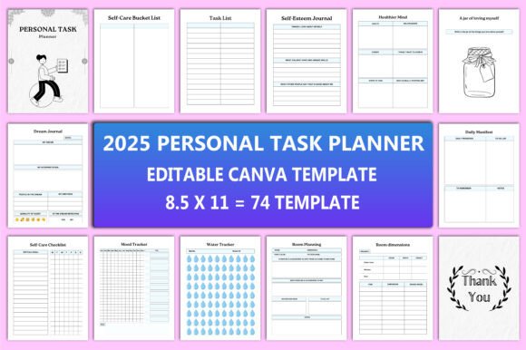 Download 2025 Personal Task Planner Interior - 2025 Collection