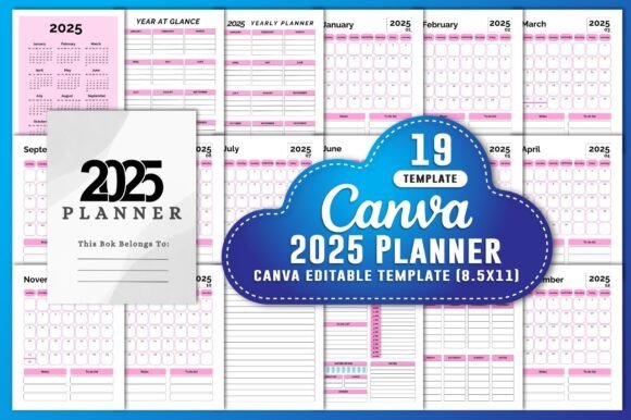 Download 2025 Planner Canva Kdp Interiors - 2025 Collection