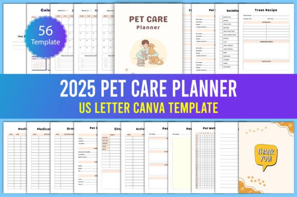 Download 2025 Pet Care Planner Canva Interior - 2025 Collection
