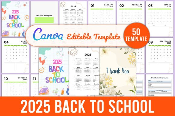 Download 2025 Back to School Canva Template - 2025 Collection