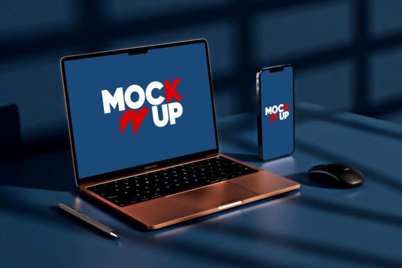 Download Laptop and Mobile Phone Mockup Psd - Mobile phone mockup Collection