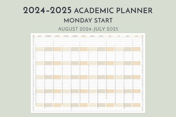 Download 2024–2025 Academic Planner Monday Start - 2025 Collection